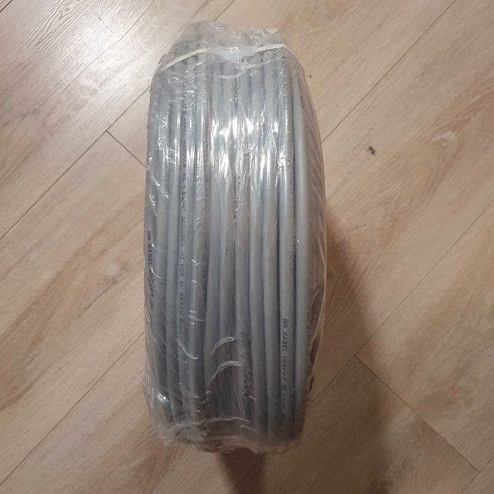 Kabel 3x1,5 mm linka 100 metrów okrągła izolacja