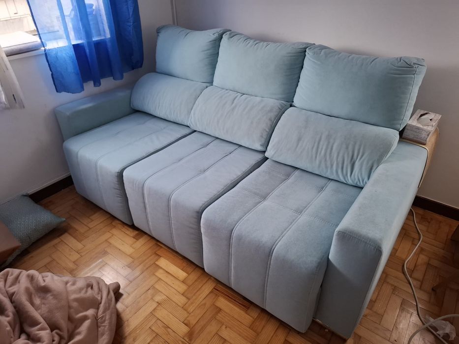 Sofá de sala Azul