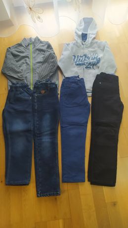 4 pary spodni 2 bluzy