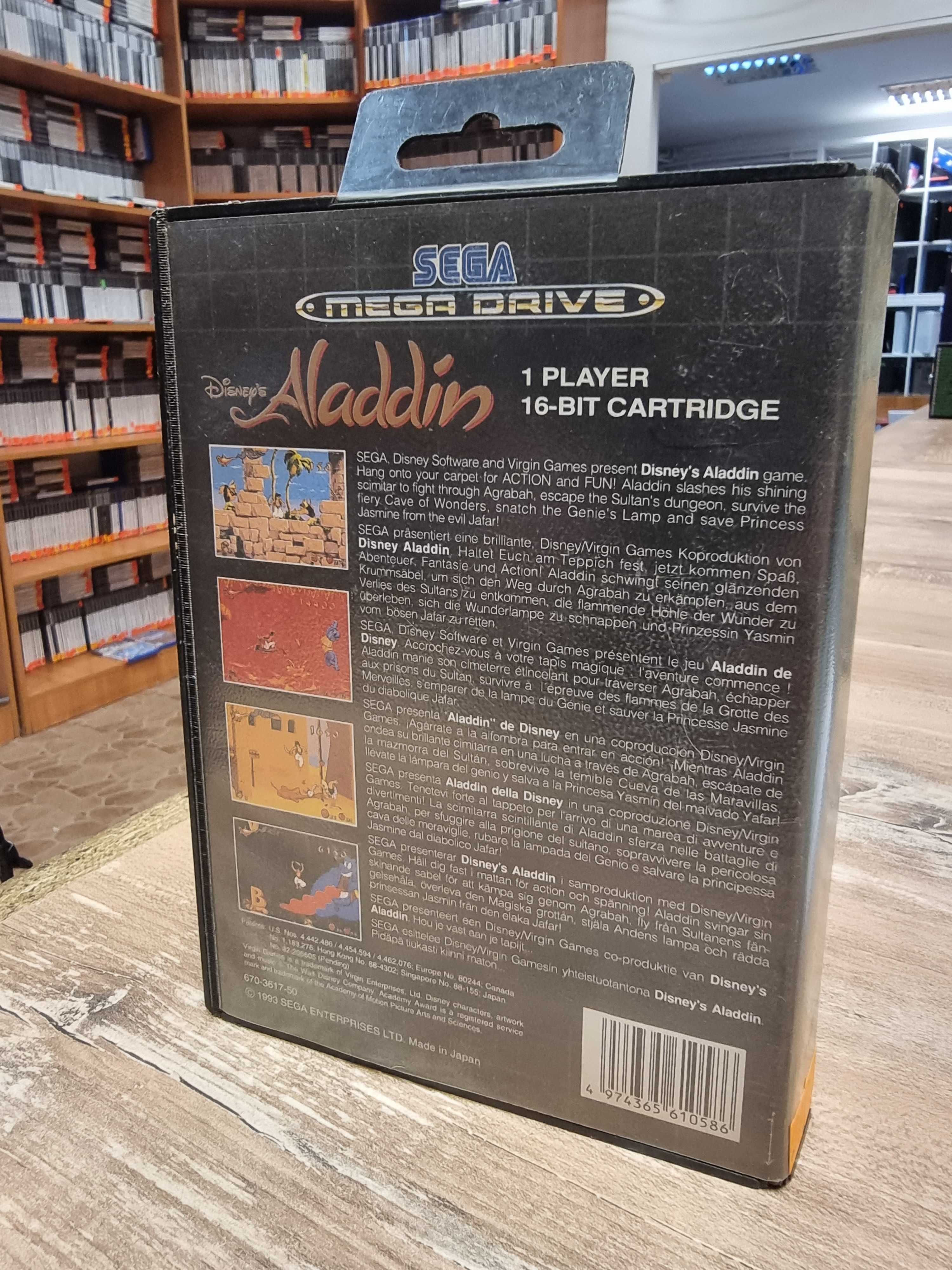 Disney Aladdin Sega Mega Driver,  Sklep Wysyłka Wymiana