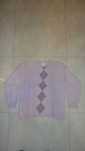 Camisola de senhora em malha rosa