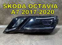 Передні фари на Шкода Октавія А7 17-20 фара Octavia A7 фары