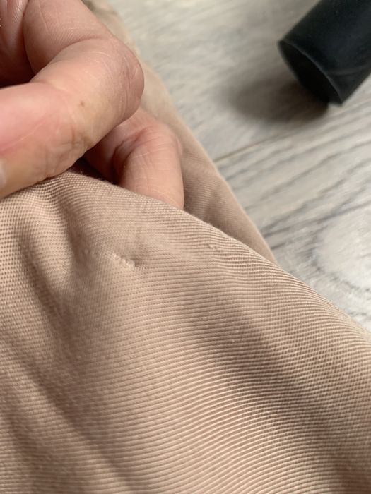 Beżowe piaskowe szerokie spodnie H&M 38 M