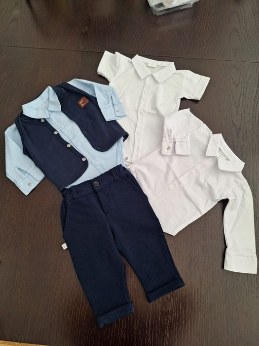 Eleganckie ubranka, koszulobody dla chłopca rozmiar 68