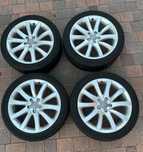 Alufelgi R18 5x112 VW Audi, z oponami Dunlop SP Sport MAXX 245/40 R18