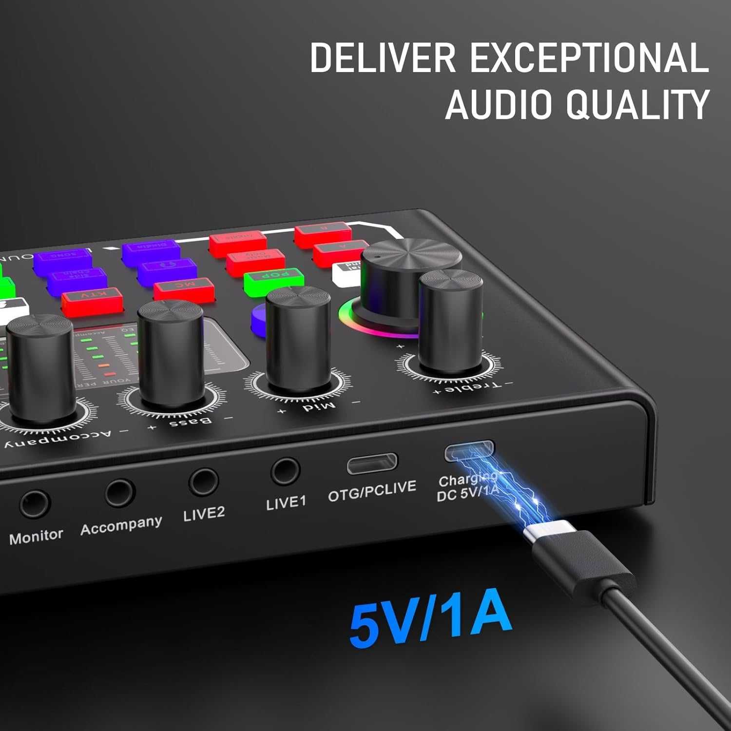Микшер для стримов (тикток) Mixer audio sound