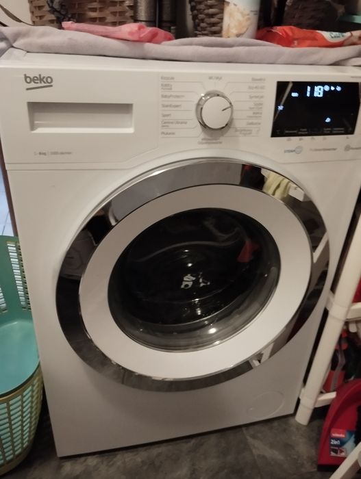 Pralka Beco slim proSmart inverter steamcure para Home Whiz.