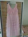 Balowa suknia maxi tiul kwiaty r50