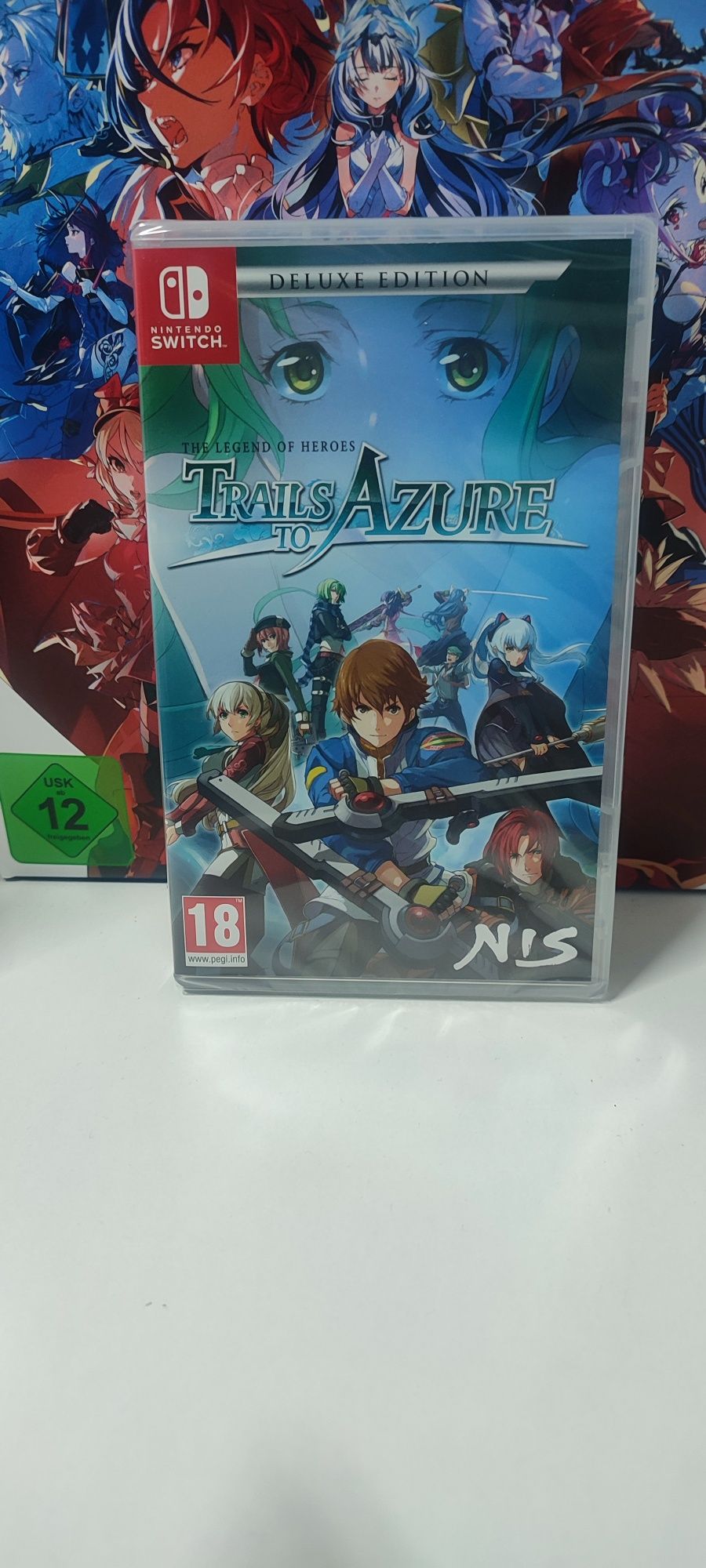 The Legend Of Heroes Trials to Azure Nowa Switch z protektorem
