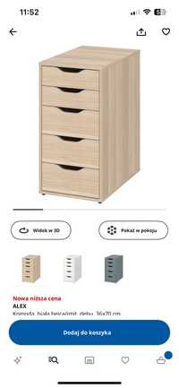 Komoda Alex Ikea