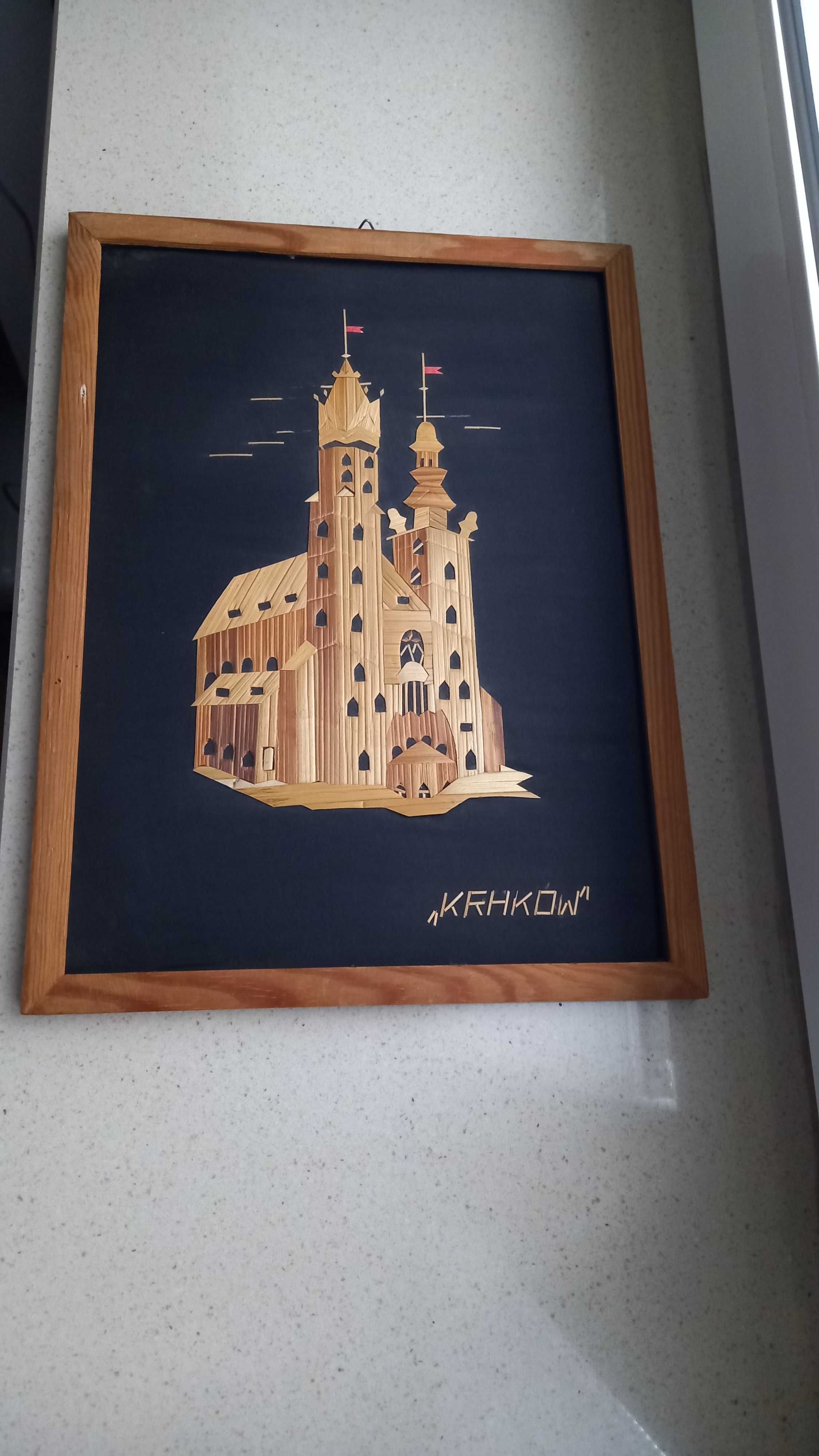 Kraków- obrazek ze słomy