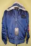 Nowa kurtka Alpha Industries MA-1 TT Hood Custom new navy rozm XXL