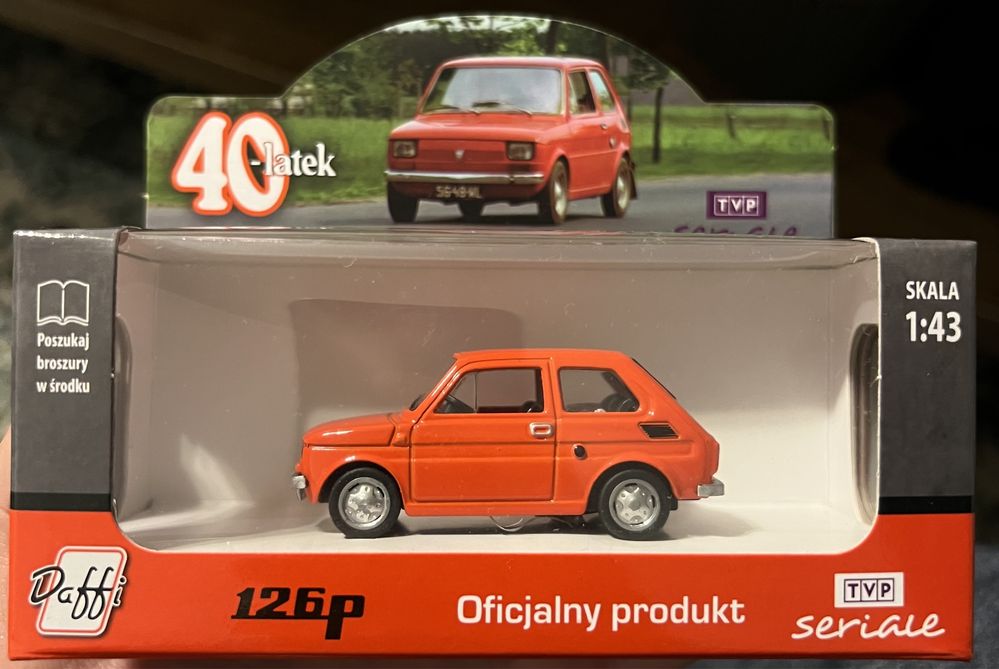 Prezent 40 Samochodzik fiat 126p serial maluch