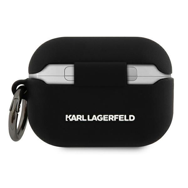 Etui Karl Lagerfeld Choupette AirPods Pro - Czarny Silicone