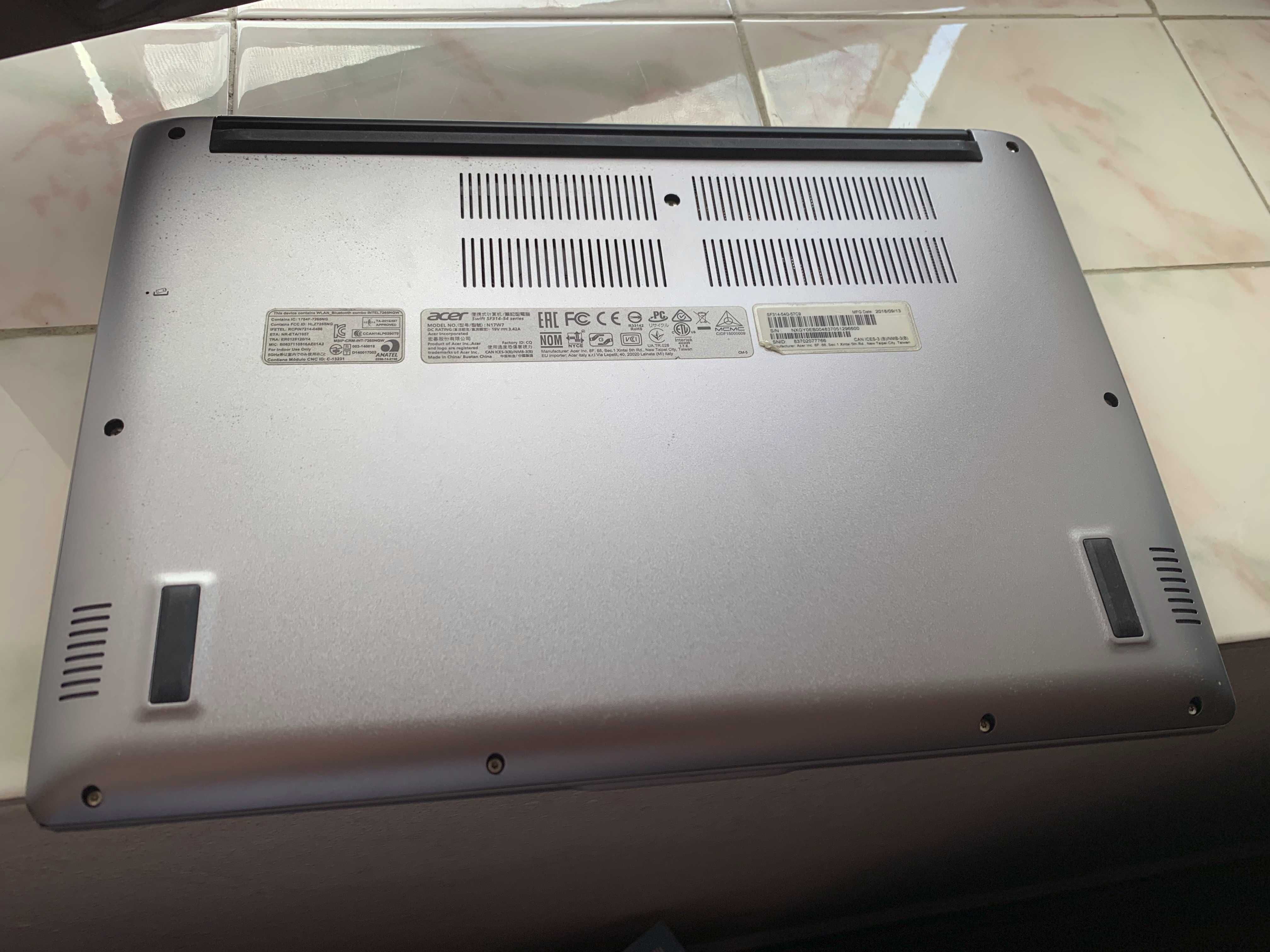 Portátil ACER Swift 3 14" (256gb SSD - 20GB RAM)