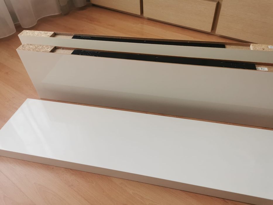 Półki LACK Ikea białe połysk 3 sztuki