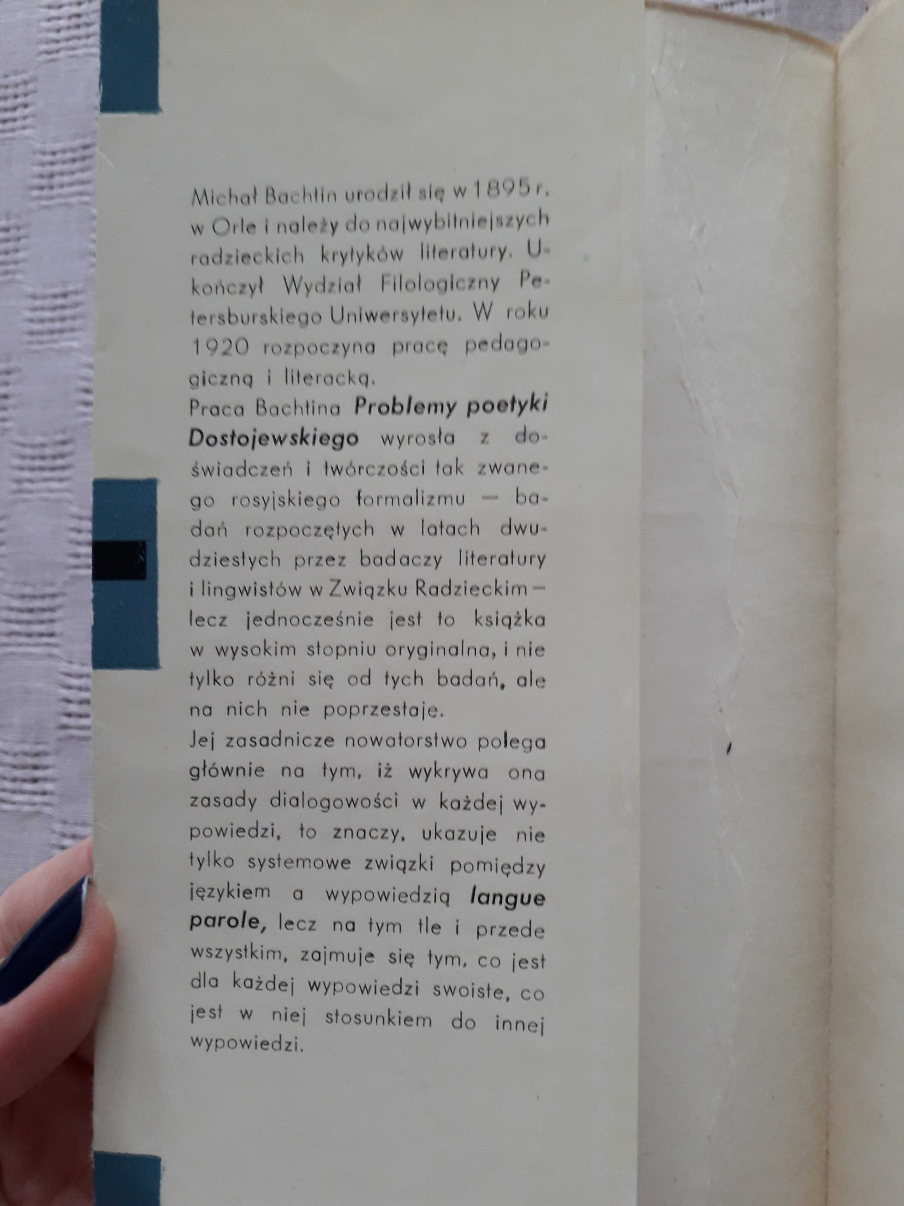 Problemy poetyki Dostojewskiego - Bachtin