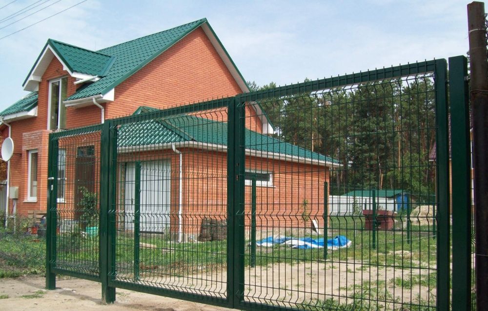 сетка рабица / столбики Ограждение под ключ Доставка