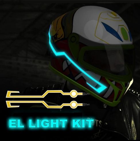 NOWE!! Oświetlenie kasku LED motocyklowy motocykl kask