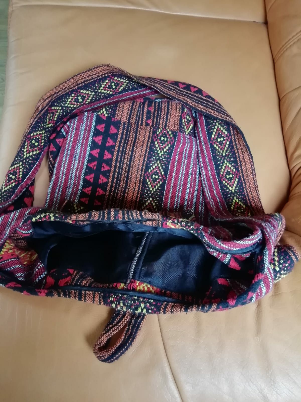 Piękna torba w stylu boho/retro/etnicznym wyprodukowana na Ibizie