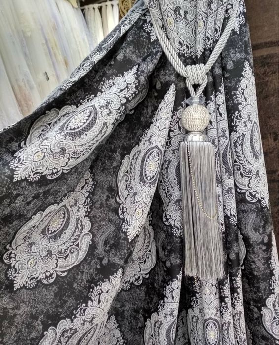 Штора корона льон блекаут тюль софт бамбук штори комплекти тюлі фатин