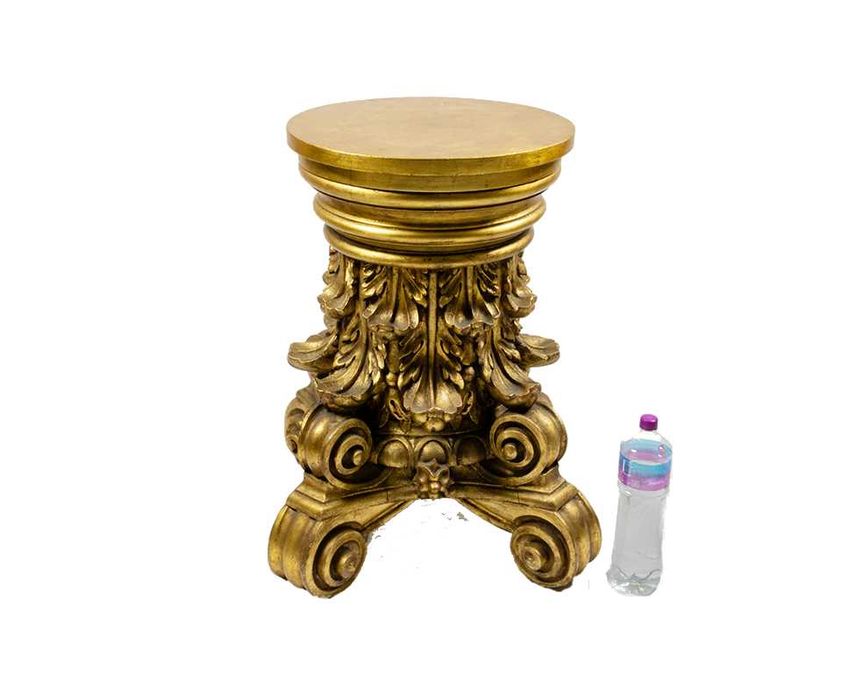 Coluna pedestal dourado Barroco | século XIX