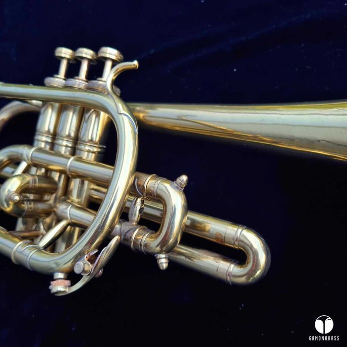 F. Besson Brevete Bb kornet ustnik Courtois Special gamonbrass
