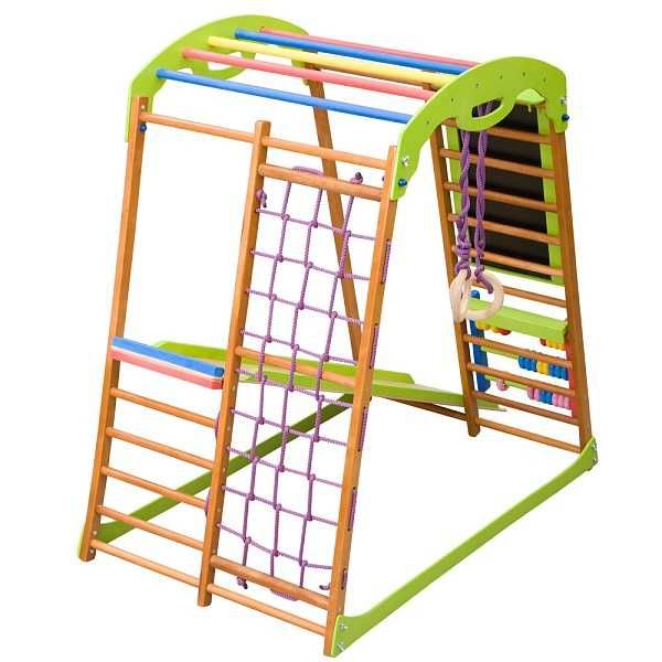 Дитячий спортивний комплекс для дому BabyWood Plus бук