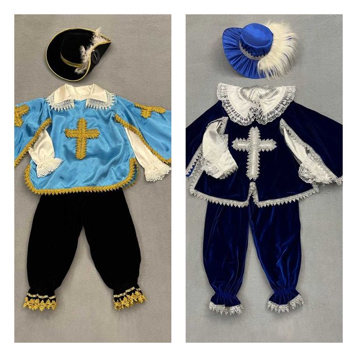 Новорічні костюм мушкетер, чарівник, маг (звездочет) прокат -300грн