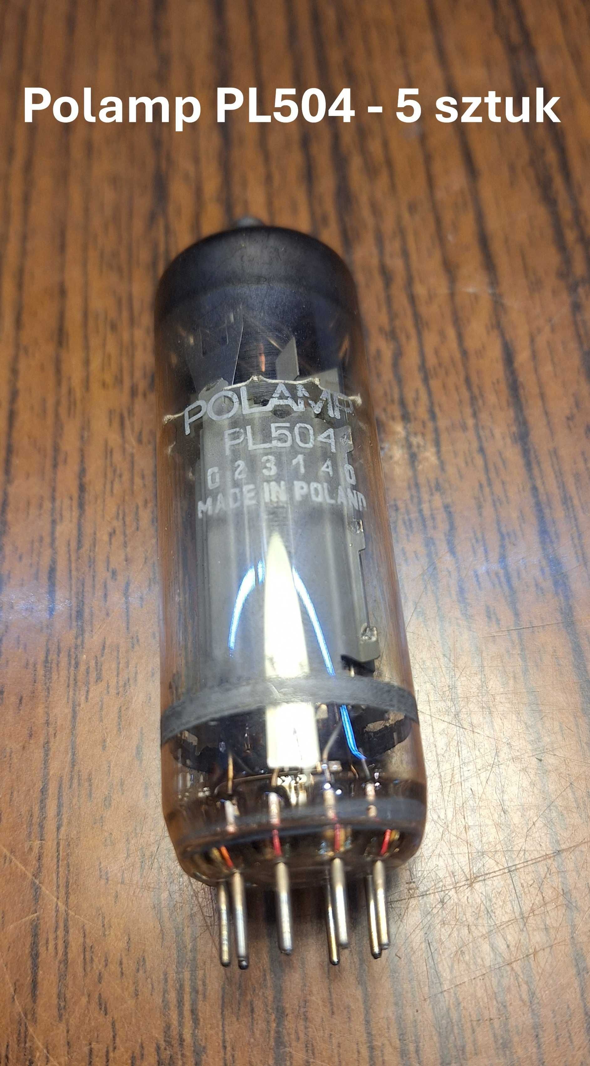 Zestaw 60 lamp elektronowych – różne modele, stan nieznany