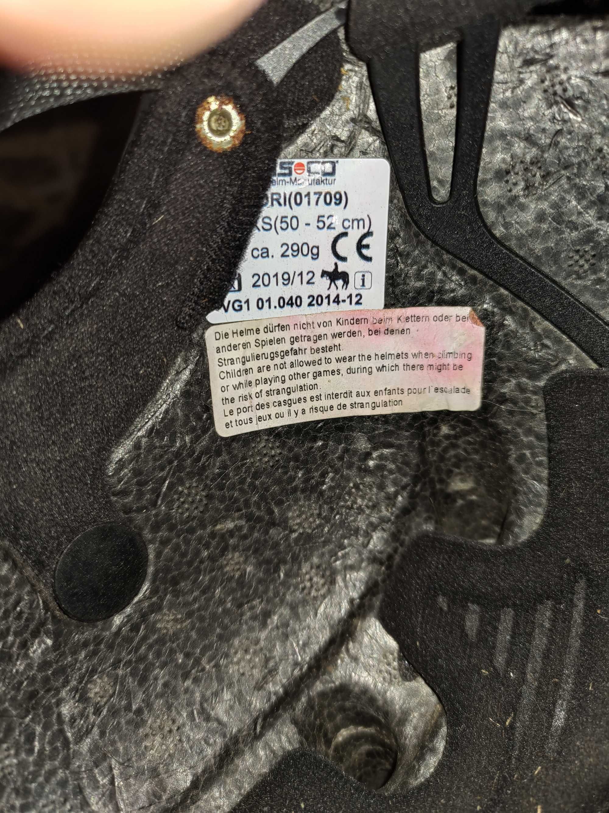 kask jeździecki dla dziecka
