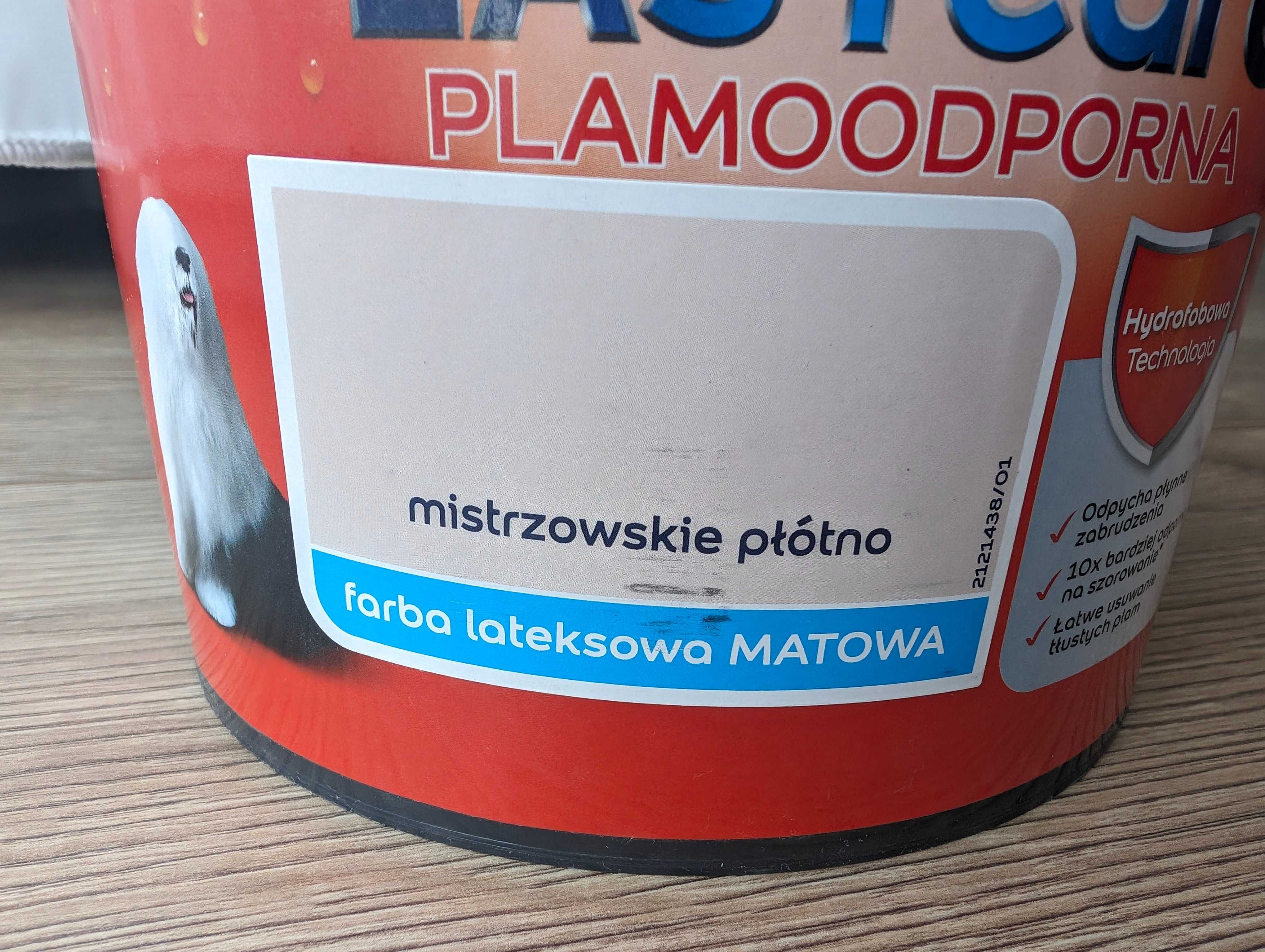 Dulux zmywalna farba mistrzowskie płótno 2,5l