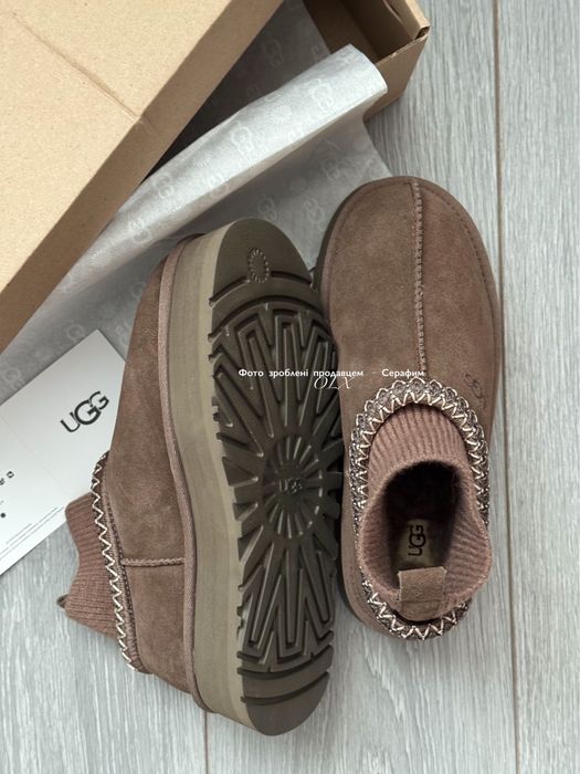 Original Australia UGG Tasman Platform Sock Dusted Cocoa