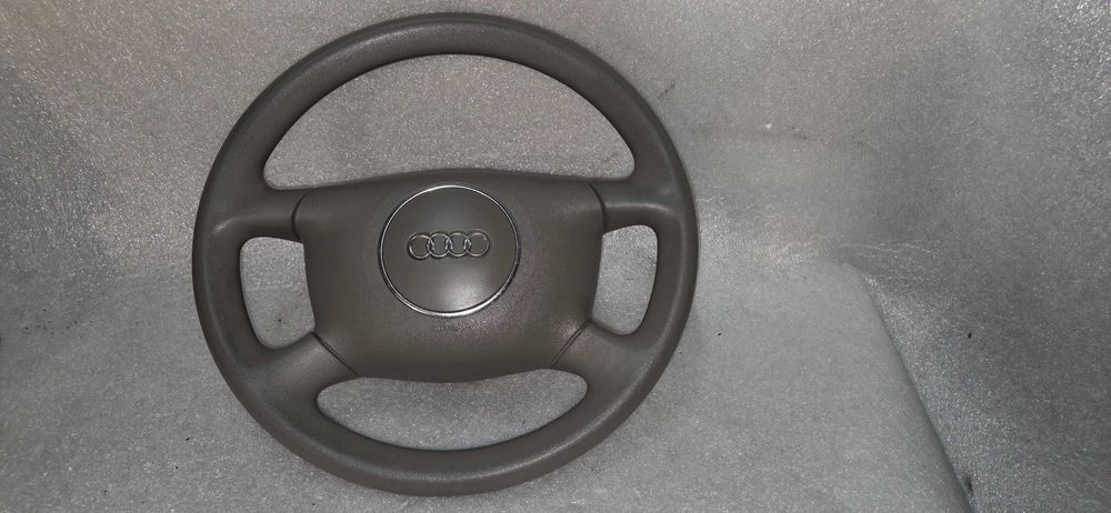 Kierownica jasna + poduszka Audi A2 A4 B6 kpl