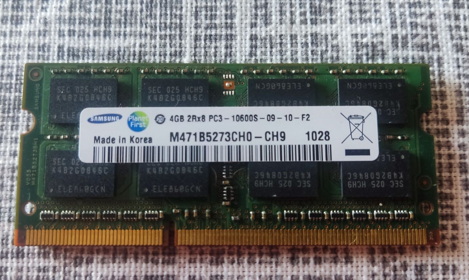 RAM Samsung + Kingston (4Gb + 4Gb)