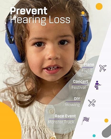 Vanderfields Ochronniki uszne dla dzieci - Słuchawki z redukcją hałasu