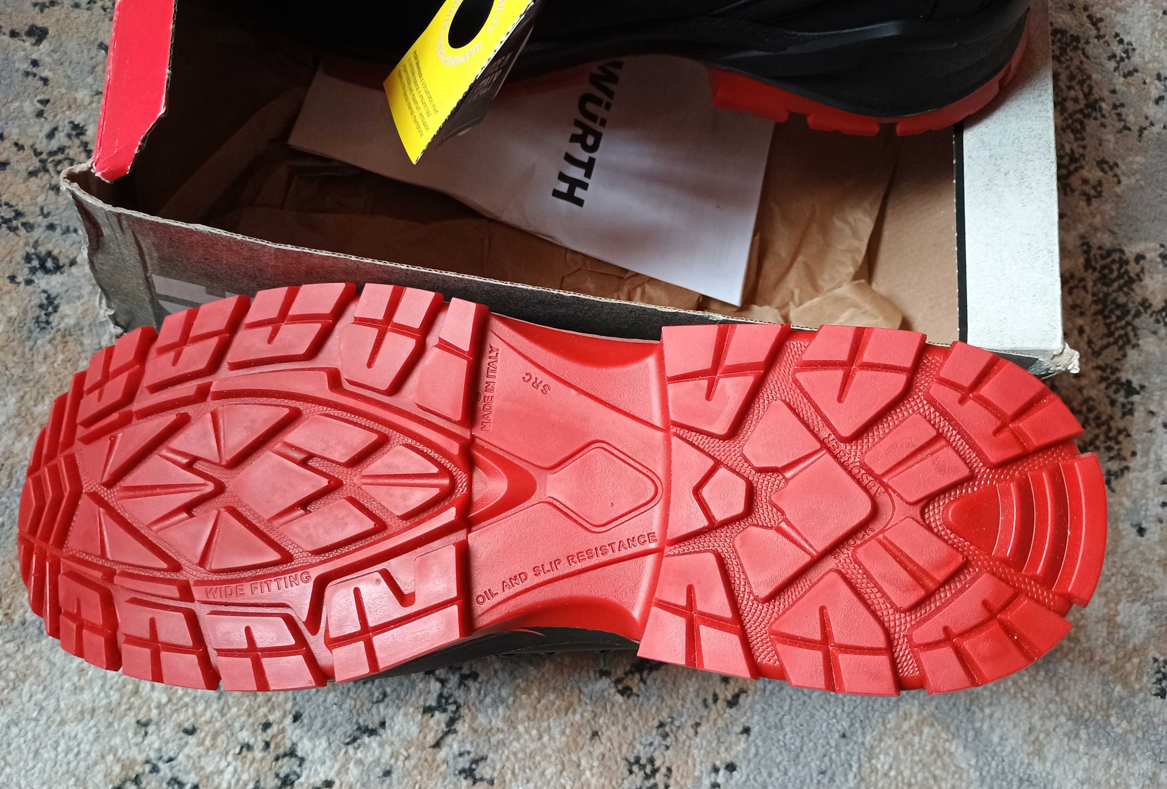 Buty Robocze Wysokie Oddychające Wytrzymałe PRO AIR S3 r. 46 WURTH