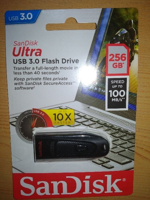 Pendrive SanDisk ULTRA Flash Drive 256 GB USB 3.0 100 MB/s, gw