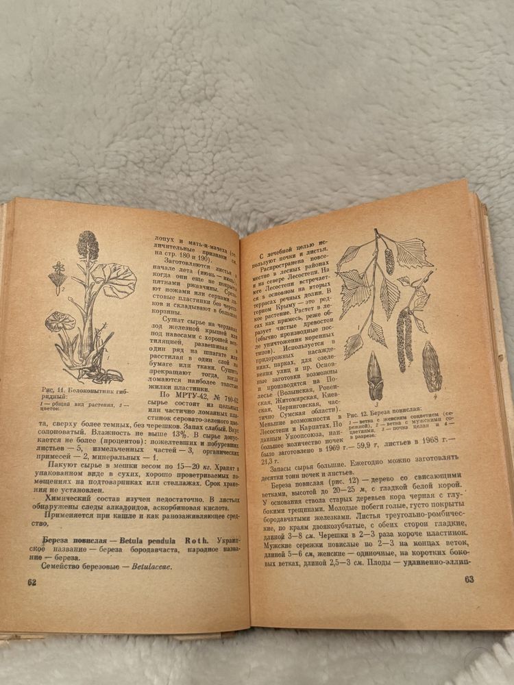 Книга Лекарственные растения Украины. Д.С.Ивашин, З.Ф.Катина 1971 год
