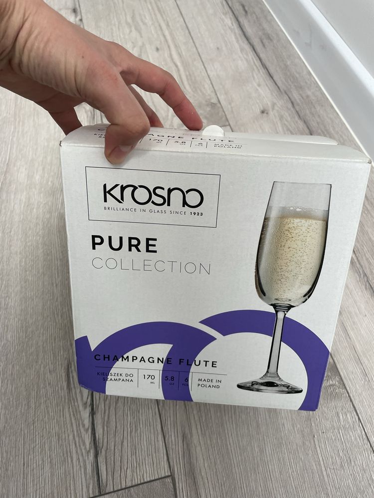 Kieliszki do szampana Krosno