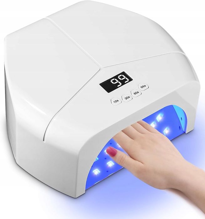 Lampa UV/LED 268W 57 diod LCD do manicure i pedicure BLUEQUE
