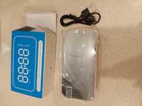 Radio budzik lustrzany bluetooth