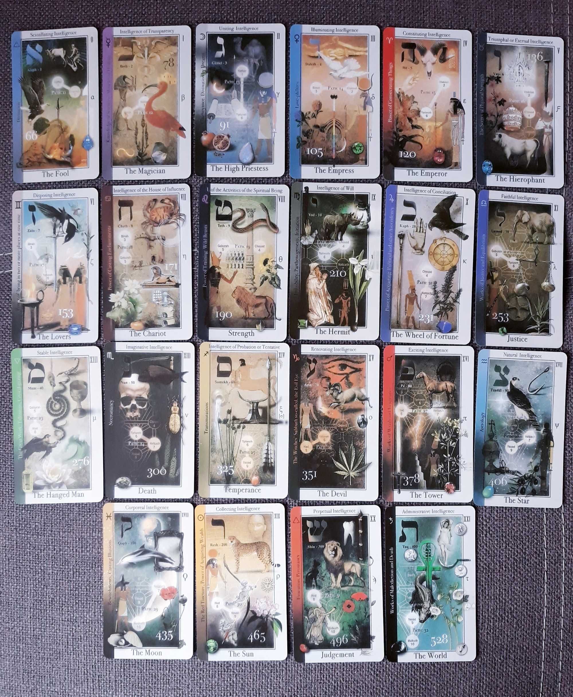 Tarot kabalistyczny - piękny i wyjątkowy - karty tarota