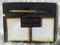 Oriflame - zestaw karteczek samoprzylepnych i długopis