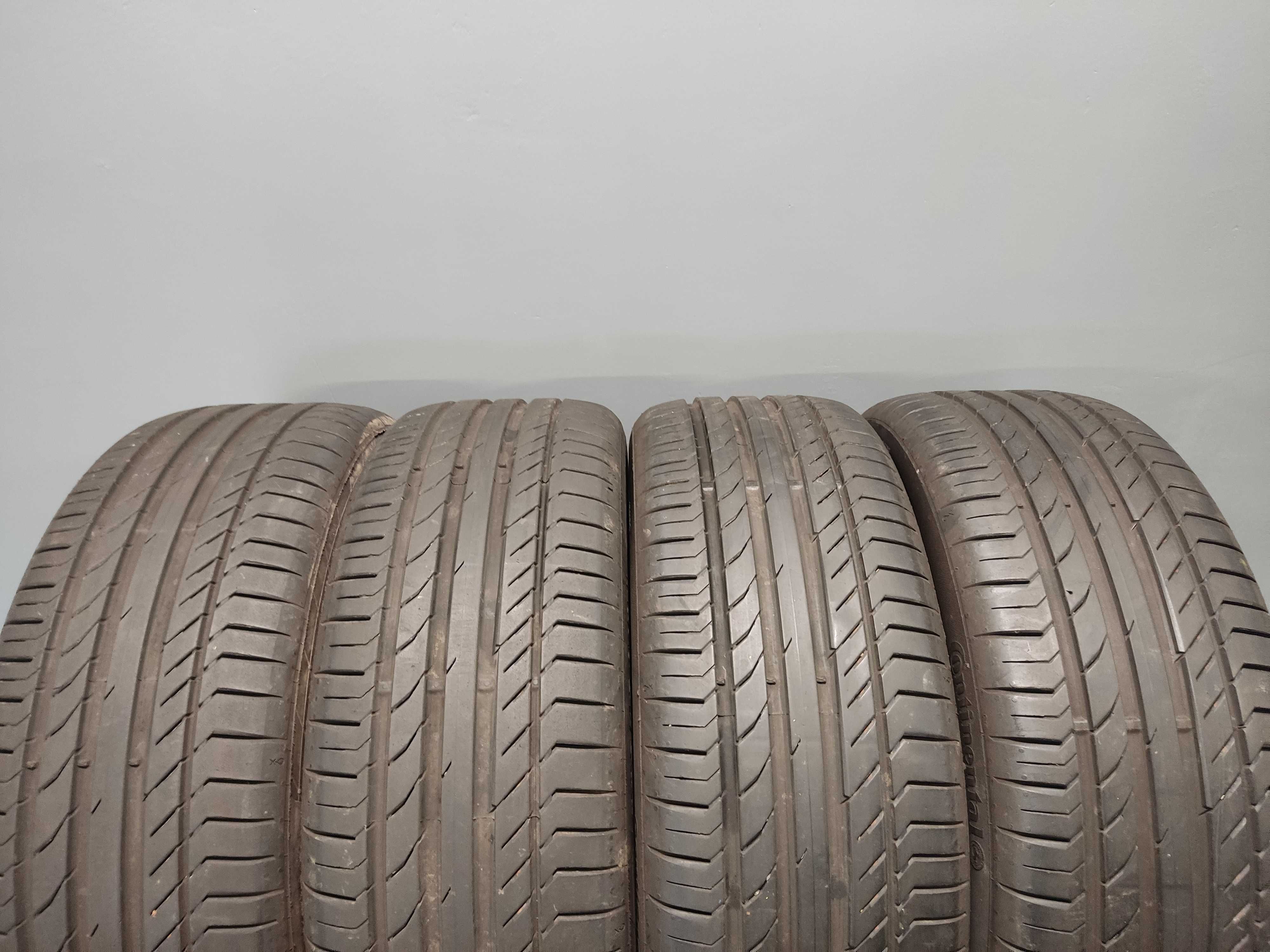 4x225/45R19 Continental ContiSportContact 5, 2021 rok, 92W, idealne