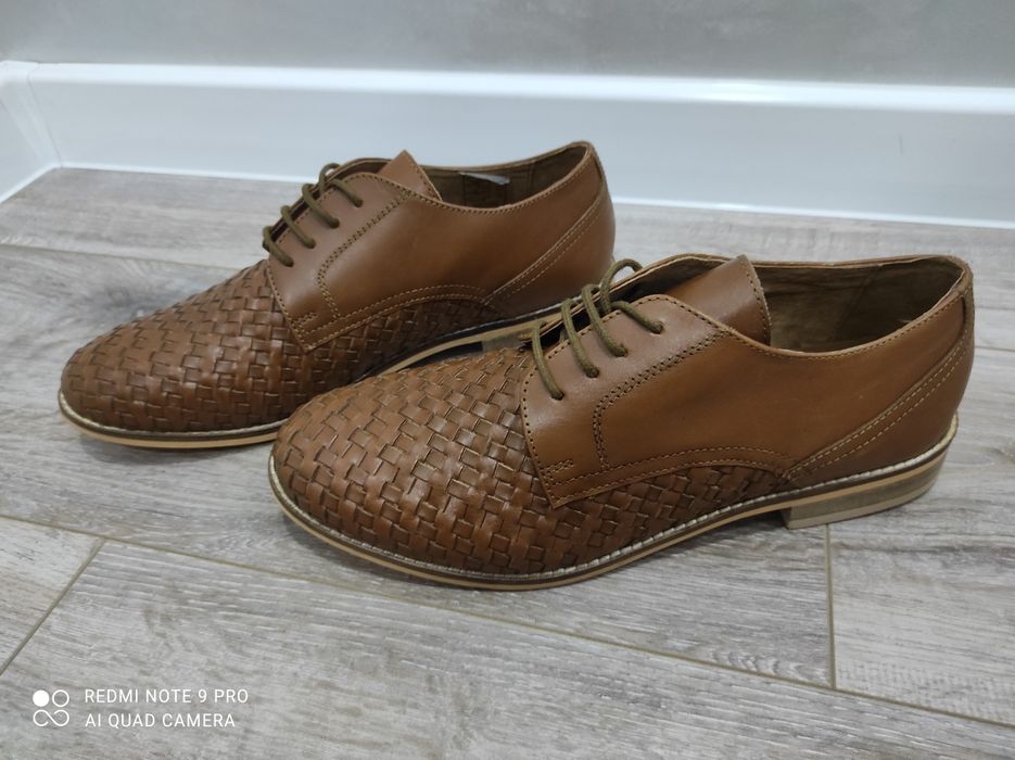 Шкіряні Преміум туфлі від TOPMAN 40p. 26 см.