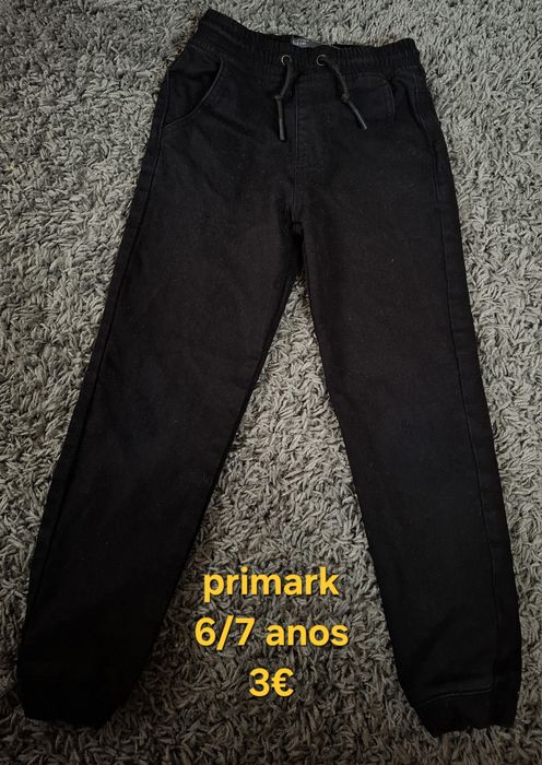 Calças de ganga jogger 6/7 anos