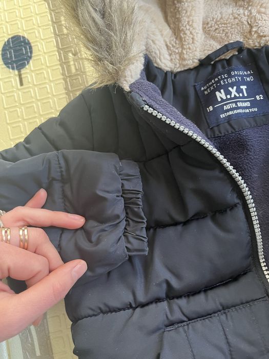 Зимній дитячій комбінезон фірми next 12-18 міс