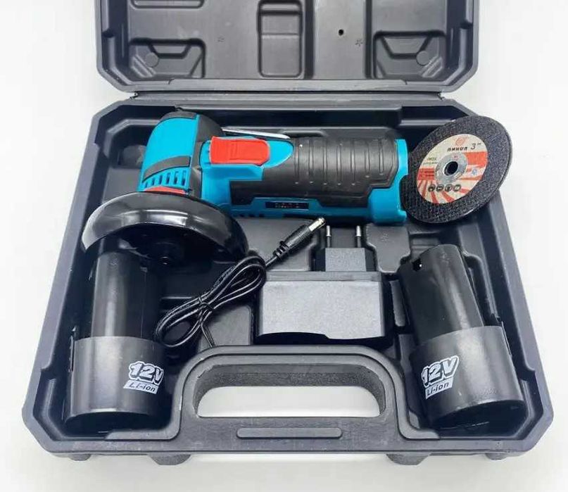 Машинка шлифовальная аккумуляторная, болгарка UKC