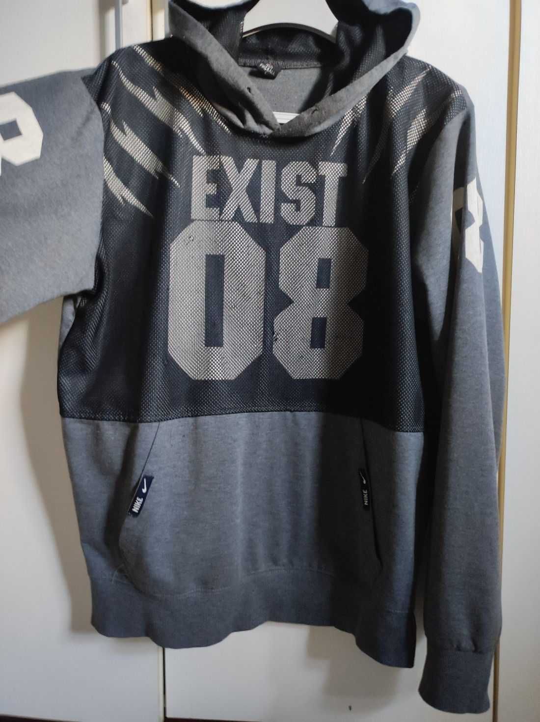 Męska damska bluza Nike z kapturem bike skate sportowa kieszenie